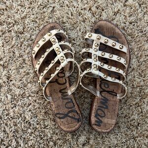 Sam Edelman Gold Strappy Sandals